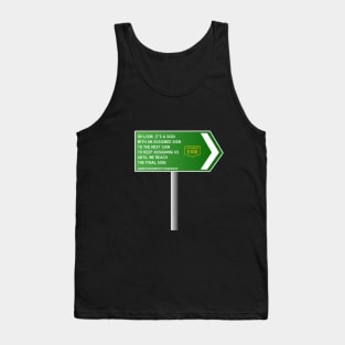 Rhyming Sign Tank Top